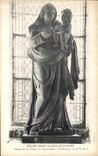 VINTAGE POSTCARD Paris L Church Holy Julien Pauvre Rules of the virgin