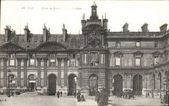 Corte de Paris de la POSTAL de la VENDIMIA de los contadores de la lumbrera