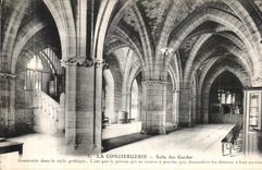 VINTAGE POSTCARD the Caretaker s lodge Room of the Guards