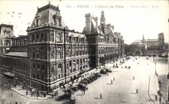 CPA Paris L Hotel De Ville Notre DAme