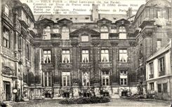 VINTAGE POSTCARD Paris Lamoignon Hotel by Diane de France