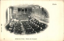 CPA Paris Hotel de Ville Salle du Conseil