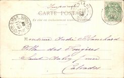 Lumbrera de Paris de la POSTAL de la VENDIMIA nueva el lugar del monumento del carrusel de Gambetta