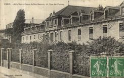 VINTAGE POSTCARD Paris Asylum Notre Dame de Bon Help 66 rue des plants