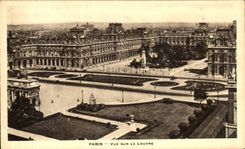 POSTAL Paris de la VENDIMIA vista en la lumbrera