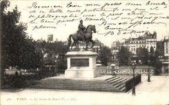 CPA Paris La Statue de Henri IV