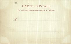 Feria de mundo de Paris de la POSTAL de la VENDIMIA del parque 1900 de Trocadero el paladar de L ruso de Asia