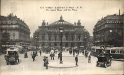 VINTAGE POSTCARD Paris L Operated and the Place