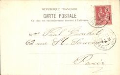 VINTAGE POSTCARD Royal Paris the Council D State