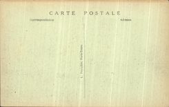 Feria de Paris de la POSTAL de la VENDIMIA de la casa decorativa de los artes de la vuelta de Mulhouse de Borgigne