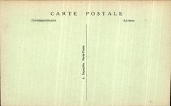 Feria de Paris de la POSTAL de la VENDIMIA de la vuelta decorativa de Mulhouse de la casa de los artes de Borgona