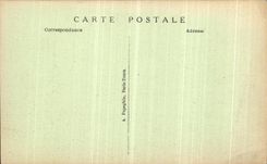 Feria de Paris de la POSTAL de la VENDIMIA de la casa decorativa de los artes del colector