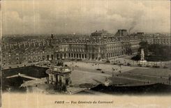 Opinion de Paris de la POSTAL de la VENDIMIA del carrusel de la lumbrera