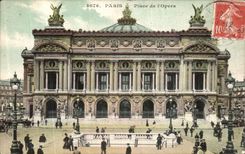 VINTAGE POSTCARD Paris Place L Operated