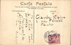 Cumbre D de Paris Notre Dame de la POSTAL de la VENDIMIA una torre