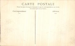 VINTAGE POSTCARD Paris Park of the Chaumont Hillocks and Mairie of the 19th District