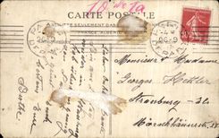 Makings de la lumbrera y de Tulle de Paris de la POSTAL de la VENDIMIA