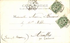 VINTAGE POSTCARD Paris Palate of Luxembourg Senate Children