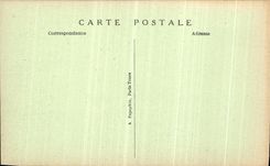 Feria de Paris de la POSTAL de la VENDIMIA de los artes decorativos Peristyle de la corte de los comercios Charles Plumet