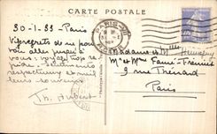 CPA Paris La Tour Eiffel et les Champs Elysees de la Rive Gauche 