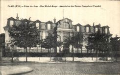 CPA Paris Point du Jour Rue michel Ange Association des Dames Francaises