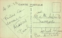 VINTAGE POSTCARD Paris Crowns Heart of Montmartre Francoise Marguerite Cloche