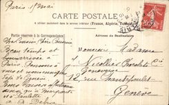 VINTAGE POSTCARD Paris Senate Palate of Luxembourg