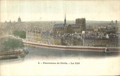 Panorama de la POSTAL de la VENDIMIA de Paris el ISCED Notre Dame