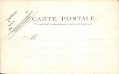 POSTAL Paris de la VENDIMIA la fuente del mercado Saint Germain