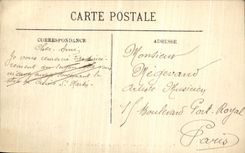 POSTAL Paris de la VENDIMIA vista de L districto funcionado de la trinidad