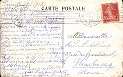 VINTAGE POSTCARD Paris the Auteuil fountain