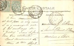 VINTAGE POSTCARD Paris Town hall Goulon