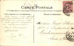 Lumbrera Goulon de Paris de la POSTAL de la VENDIMIA