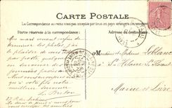 VINTAGE POSTCARD Paris Museum of Cluny Goulon