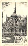POSTAL Paris Notre Dame L Apse de la VENDIMIA de Goulon