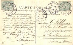 POSTAL Paris Notre Dame L Apse de la VENDIMIA de Goulon