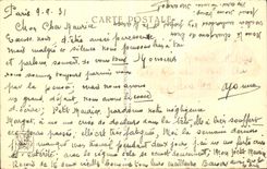 Arcadas del Dun de la POSTAL de la VENDIMIA de las casas historicas de la seccion portuguesa favorablemente Paris internacional colonial 1931