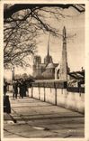 POSTAL Paris de la VENDIMIA mientras que da un paseo a Quay de la pequena torre de Notre Dame