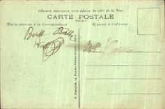 VINTAGE POSTCARD Paris the Basin of Tileries and L Arc de Triomphe of the Carousel