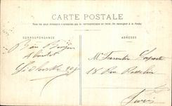 POSTAL Alenzon de la VENDIMIA el intercambio de maiz