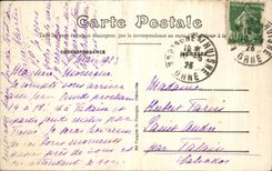 VINTAGE POSTCARD Mortagne Old people s home of the City