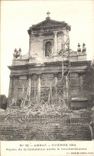 CPA Arras Guerre Aspect de la Cathedrale Apres Le Bombardement Militaria