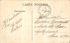 VINTAGE POSTCARD Pouliguen Head of Rock