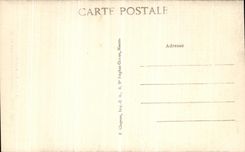 VINTAGE POSTCARD Pouliguen On the Dimension Gorges between Rocks