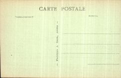 VINTAGE POSTCARD Pouliguen Breaking of the Great Dimension