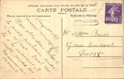 VINTAGE POSTCARD Pouliguen Rocks of the Great Dimension