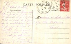 VINTAGE POSTCARD Pouliguen the Great Dimension Details of Rocks