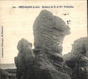 CPA Prefailles Rochers de M Et Mme Prefailles