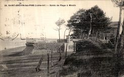 CPA Saint Brevin Les Pins Bords de Plage a Mindin