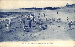 CPA Saint Brevin Les Pins La Plage Enfants